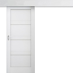 Posuvné dveře na stěnu Bianco Fiori 1