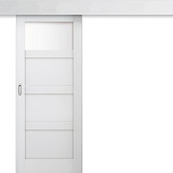Posuvné dveře na stěnu Bianco Fiori 2