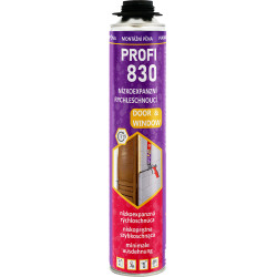 Pistolová montážní pěna PROFI 830 nízkoexpanzní