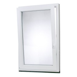Plastové okno | 90x130 cm (900x1300 mm) | bílé | otevíravé i sklopné | levé