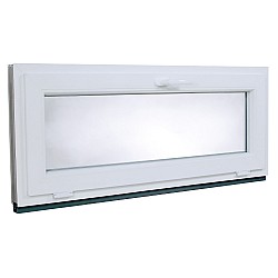 Plastové okno | 120 x 50 cm (1200 x 500 mm) | bílé | sklopné