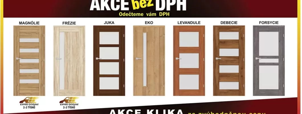 Interiérové dveře akce