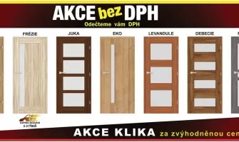 Interiérové dveře akce