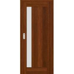 Posuvné dveře do pouzdra Frézie 1 - Ořech 3D Greko