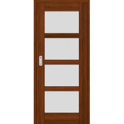 Posuvné dveře do pouzdra Juka 4 - Ořech 3D Greko