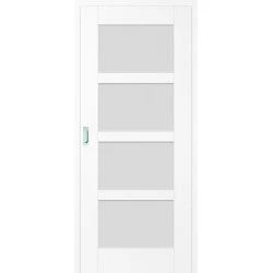 Posuvné dveře do pouzdra Juka 4 - Sněhobílá Greko