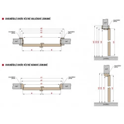 Dvoukřídlé dveře Altamura 2