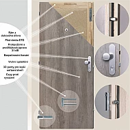 Bezpečnostní dveře BT 2