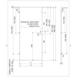 Bezpečnostní dveře BT 2, 80 P, Dub ST CPL