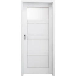 Posuvné dveře do pouzdra Bianco FIORI 2