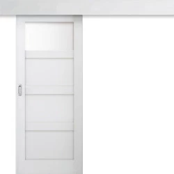 Posuvné dveře na stěnu Bianco Fiori 2