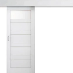 Posuvné dveře na stěnu Bianco Nube 2