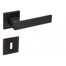 Klika HIT-HR (Černá mat) - úzká rozeta 6 mm