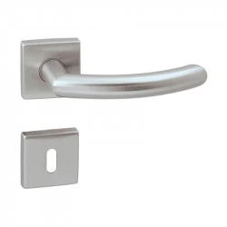 Klika NERO - HR (Broušená nerez)