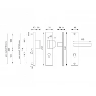 Bezpečnostní klika ATLAS F1
