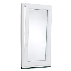 Plastové okno | 60 x 120 cm (600 x 1200 mm) | bílé |otevíravé i sklopné | pravé