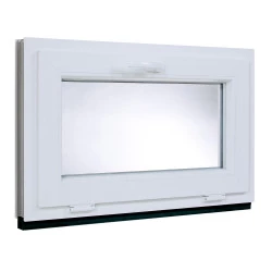 Plastové okno | 80 x 45 cm (800 x 450 mm) | bílé | sklopné